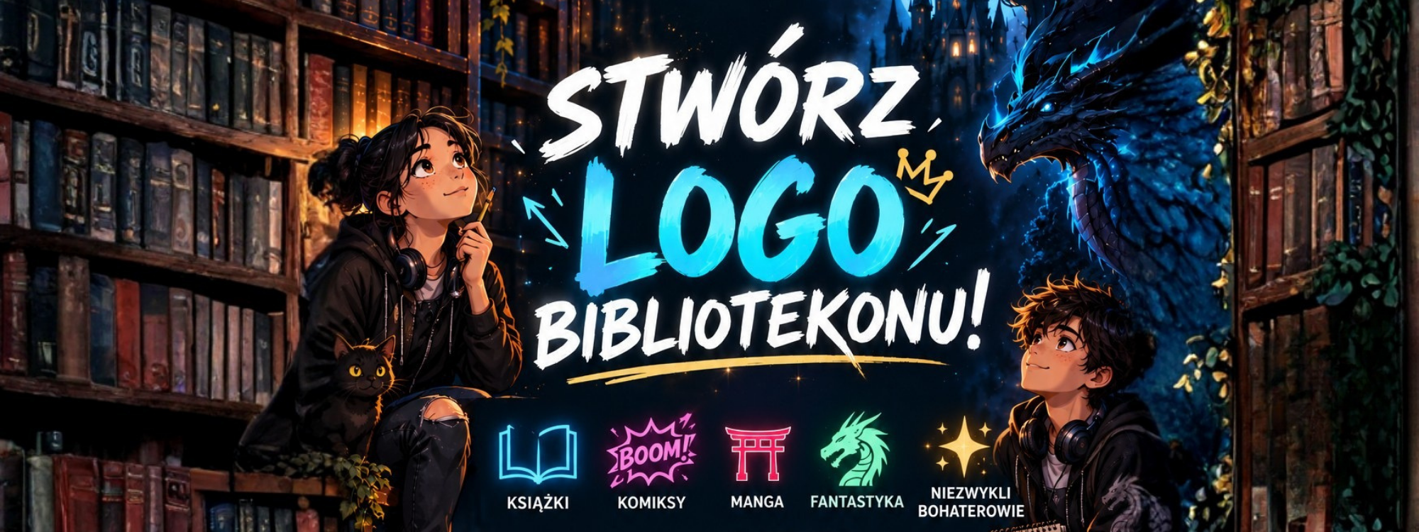 Konkurs na logo Bibliotekonu