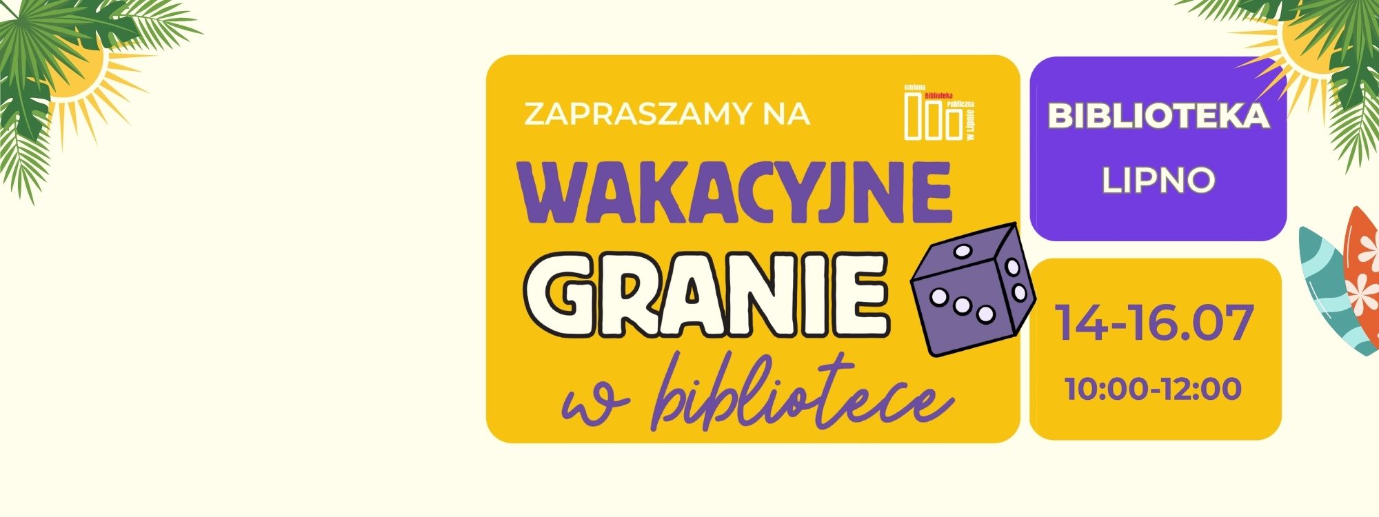 Wakacyjne granie w bibliotece