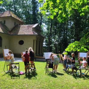 geoMetrycznie, historycznie - warsztaty rysunkowe w Klonówcu