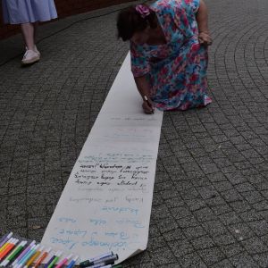 Biblioteczne Scrabble - Spotkanie z poezją w parku