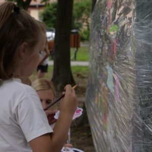 Biblioteczne Scrabble - Spotkanie z poezją w parku
