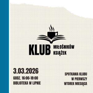 Klub Miłośników Książek zaprasza!