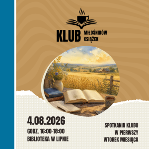 Sierpniowy Klub Miłośników Książek zaprasza!